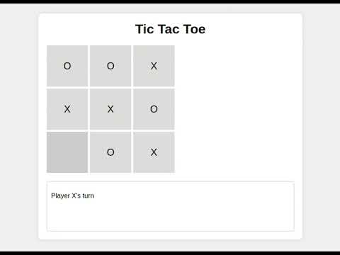 Tic-Tac-Toe - Game Development - JavaScript Games - Fun Game - Improve Your CODING Skills