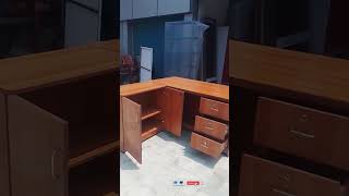 #L Shape Office Table #office table #office furniture #office table design #wooden office table