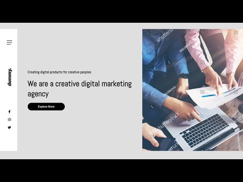 How To Create A Website Using HTML & CSS From Scratch | HTML, CSS & JavaScript Tutorial Step by Step