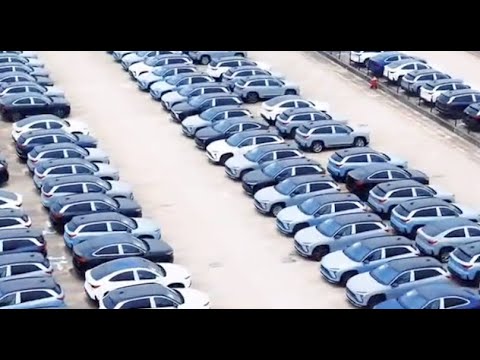 Thousands of NIO models spotted at NIO's HEFEI Factory