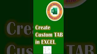 Add Your Own Tab in Excel Ribbon  | Quick #excel #tricks