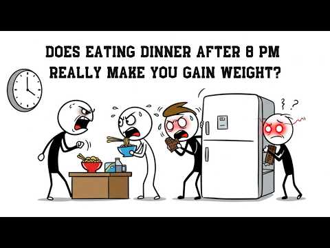 Does Eating Dinner After 8 PM Really Make You Gain