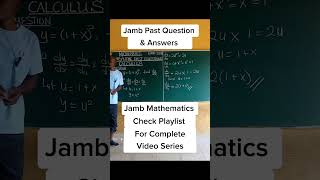 JAMB UTME Past Questions and Answers