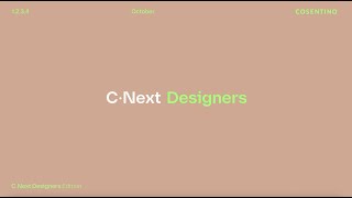 C·Next Designers Europe is coming soon | Cosentino