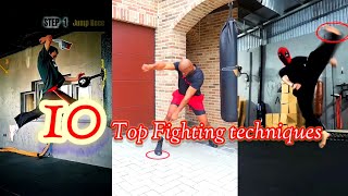 10 Top 😎 Fighting Techniques For self defense technique for you #fight #viralvideo #video #respect