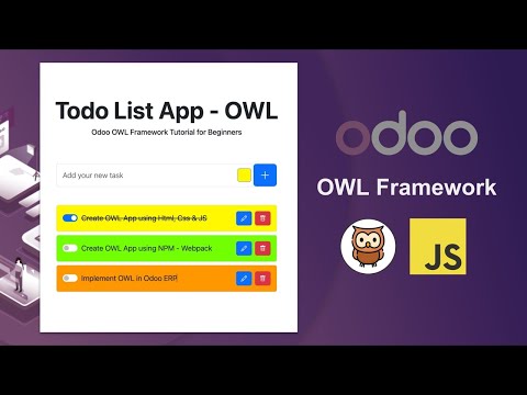 OWL Framework Tutorial - Todo List App (Static Server)