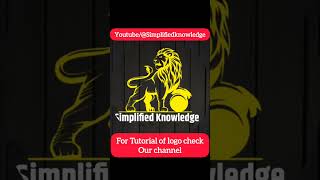 Professional logo for youtube channel #shorts #viral #trending #youtube #youtuber