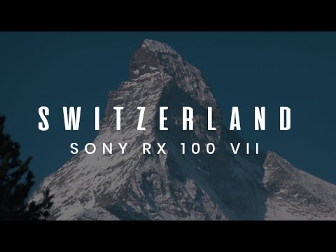 Switzerland. Sony RX100 VII Cinematic Travel Video. Snowboarding in Swiss Alps. Zermatt Ski Resort.