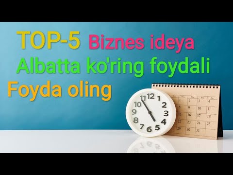 TOP-5 BIZNES IDEYA.