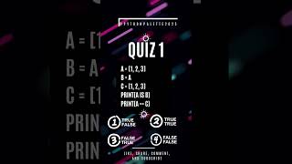 Quiz | Python #pythonreels #python #computerprogrammer #pythonshorts #leetcodeinpython