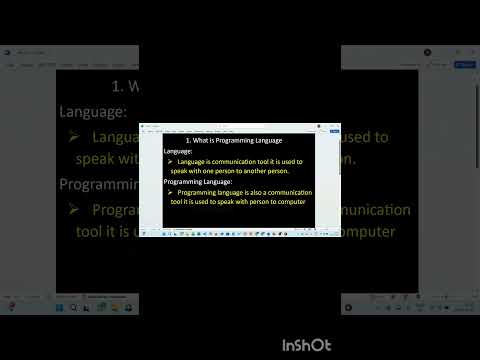 what is Programing Language? | javainterview questions | #trendingshorts #shortseducation #java
