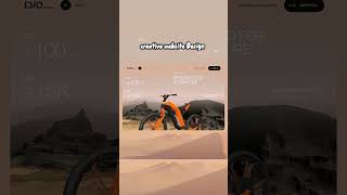 Creative website design for bycycle brands #creativeagency #howtomaketoolwebsite