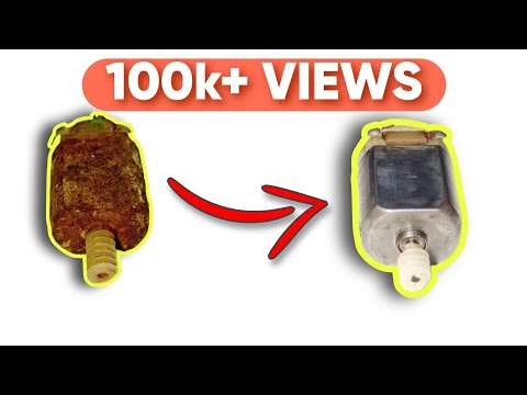 OLD DC MOTOR FULL RESTORATION #restoration#dcmotor#motor#rust #viralvideo#thecreativepakistan#howto