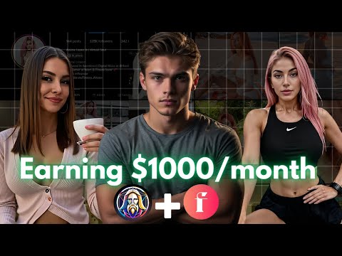 How to Create AI Influencer Videos & Images | Monetize AI Influencers using Fanvue (💰$1000/Month)