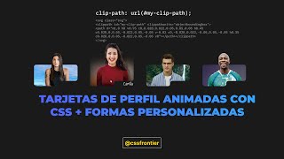 🔥 Diseña Cards que IMPACTAN: Formas Personalizadas con clip-path y Animaciones CSS