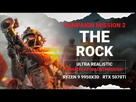 Battlefield 6 Mission 2 The Rock Gameplay Walkthrough (Ryzen 9 9950X3D | RTX 5070Ti)
