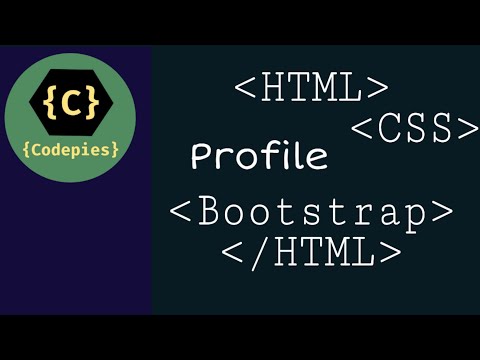 How to make resume in HTML | using CSS and Bootstrap | Quick Tutorial