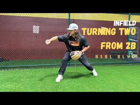 Turning two from second base