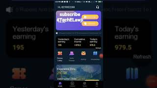#E-Games New Earning App #withdrawalproof Full video on #TechELawji channel #newearningapp #shorts