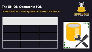 The UNION Operator in SQL | SQL for Data Analysis Episode 10