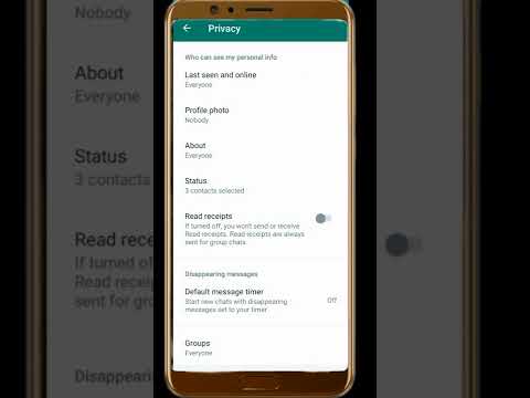 WhatsApp Settings Privacy Whatsapp Settings Read Receipts #short #short #shortsvideo #viral