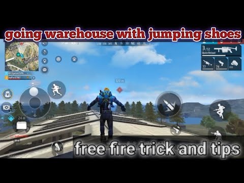 go to warehouse with jumping shoes