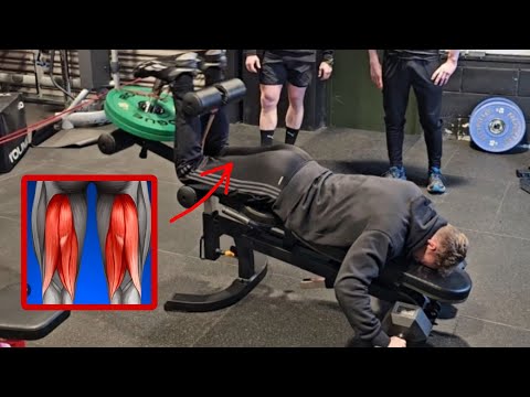 "Raw, Unedited Footage: The Ultimate Plate-Loaded Hamstring Curl workout"