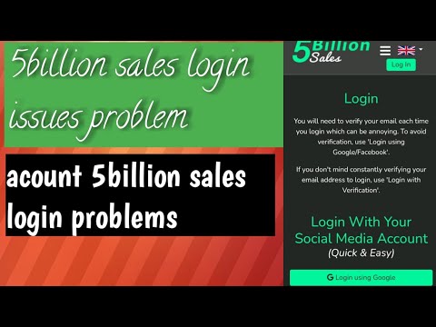 5billion sales locked acount solution/retrieve your 5billionsales acount now5billion sales