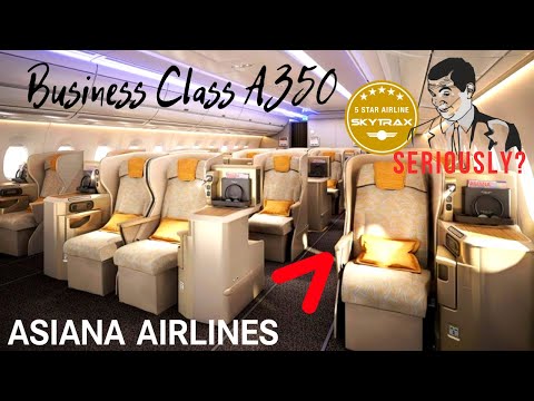 Korean Business Class  - High Expectations, Low Quality - ASIANA A350, Seoul - Osaka