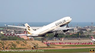 30 Minutes TAIPEI Plane LANDINGS & TAKEOFFS | Taipei Taoyuan Airport (TPE/RCTP) 🇹🇼