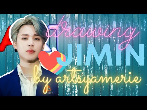 DRAWING JIMIN ll BTS ARTll BTS ARMYllDRAW YOUR BIAS CHALLENGE II ARTIST@9II ART17