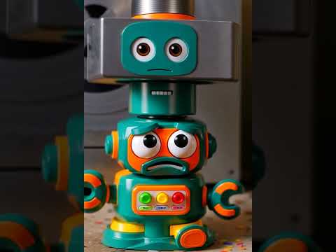 Cute Robots Get Crushed Into Slime by Hydraulic Press! 😱💥