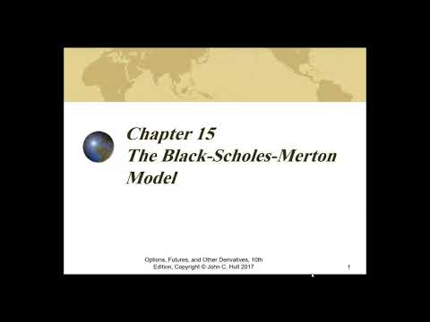 Chapter 15 - Black-Scholes-Merton Model - Part 1