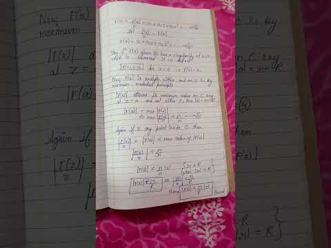 Schwarz Lemma#msc1sem#complex analysis#viralvideo#shorts#breathles#importantquestionforexam#trending