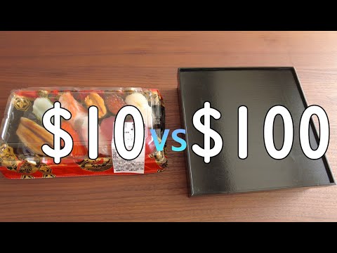 VLOG | What's in a $100 Bento | Ten Times Sushi Bento Showdown