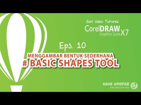 Menggambar dengan Basic dan Arrow tool CorelDraw X7