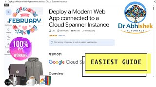 Deploy a Modern Web App connected to a Cloud Spanner Instance | FEB 2026 | #qwiklabs