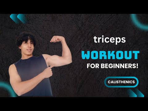 triceps workout for beinners calisthenics (p1)