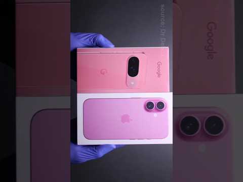 UNBOXING Pixel 9 vs iPhone 16 #unboxing#iphone#google#vialshorts