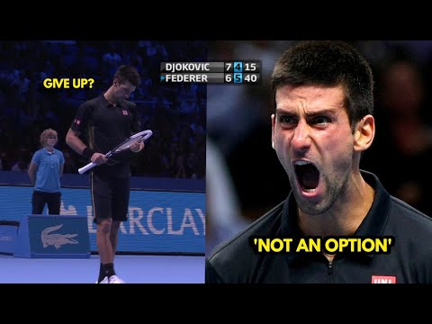 When Novak Djokovic Refuses To Give Up | Clutch Moments Under Pressure