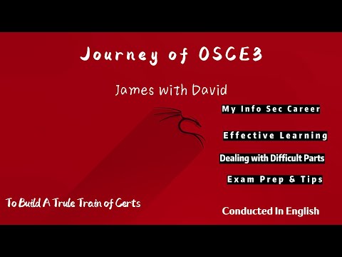 OSCE3 Learning Journey Sharing by James Yeung