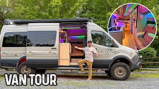 The ULTIMATE Expedition Vehicle: Inside a $350K High-Tech Mercedes Sprinter Van Conversion