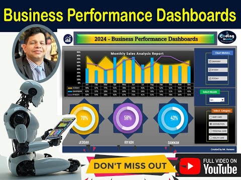 How to Create Business Performance Dashboards in Excel