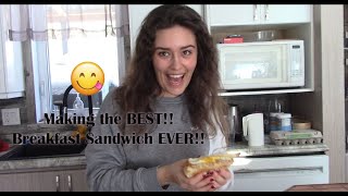 how to make the BEST breakfast sandwich (+ yap session and my 3D passion)