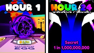 Hatching The Shadow Egg For 24 HOURS In Bubblegum Simulator Infinity! 🌌