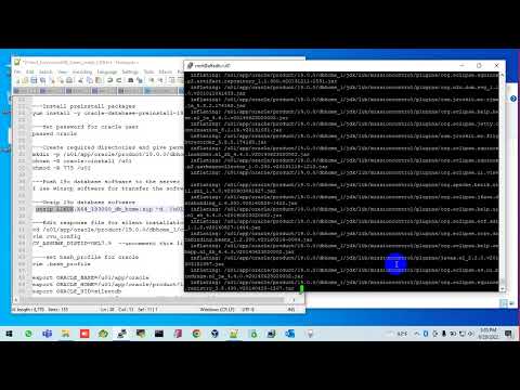 19c silent install on linux server.
