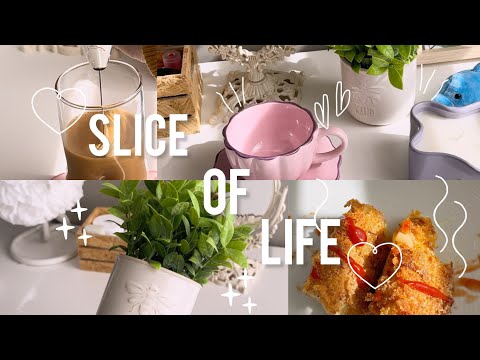 Vlog 4🧸| cozy days | trying Korean corn dogs | iced coffee | desk makeover🌿