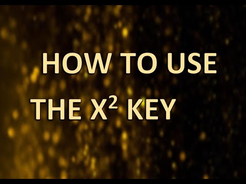 How to use the squared key - Scientific Calculator (4th video) Grade 9 - second term