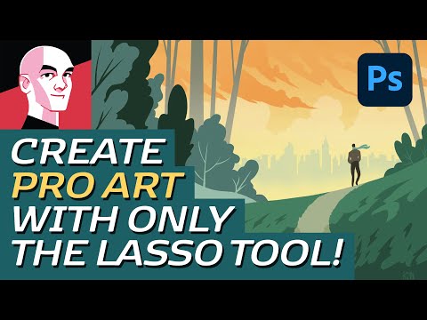 Create Pro Art with Only the Lasso Tool!