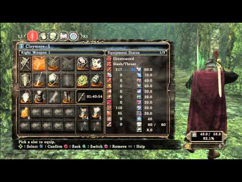 Dark Souls 2 Exploring Shaded Woods (Ruins)